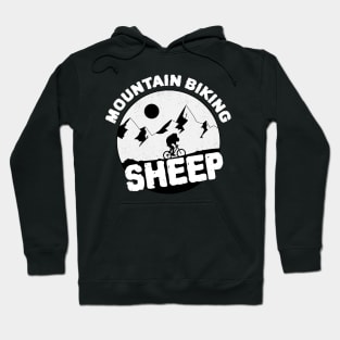 Mountain Biking Sheep Hoodie